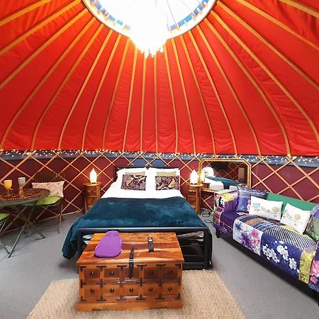Orchard View Yurt & Hot Tub Somerset Уестън сюпър Меър Екстериор снимка