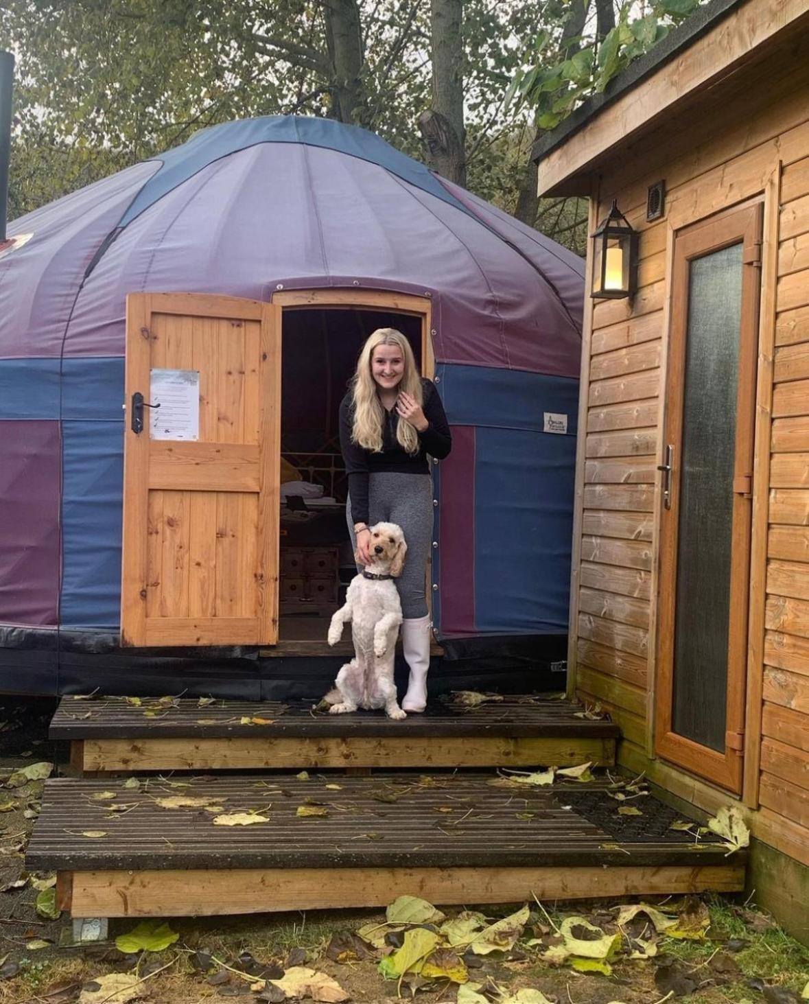 Orchard View Yurt & Hot Tub Somerset Уестън сюпър Меър Екстериор снимка