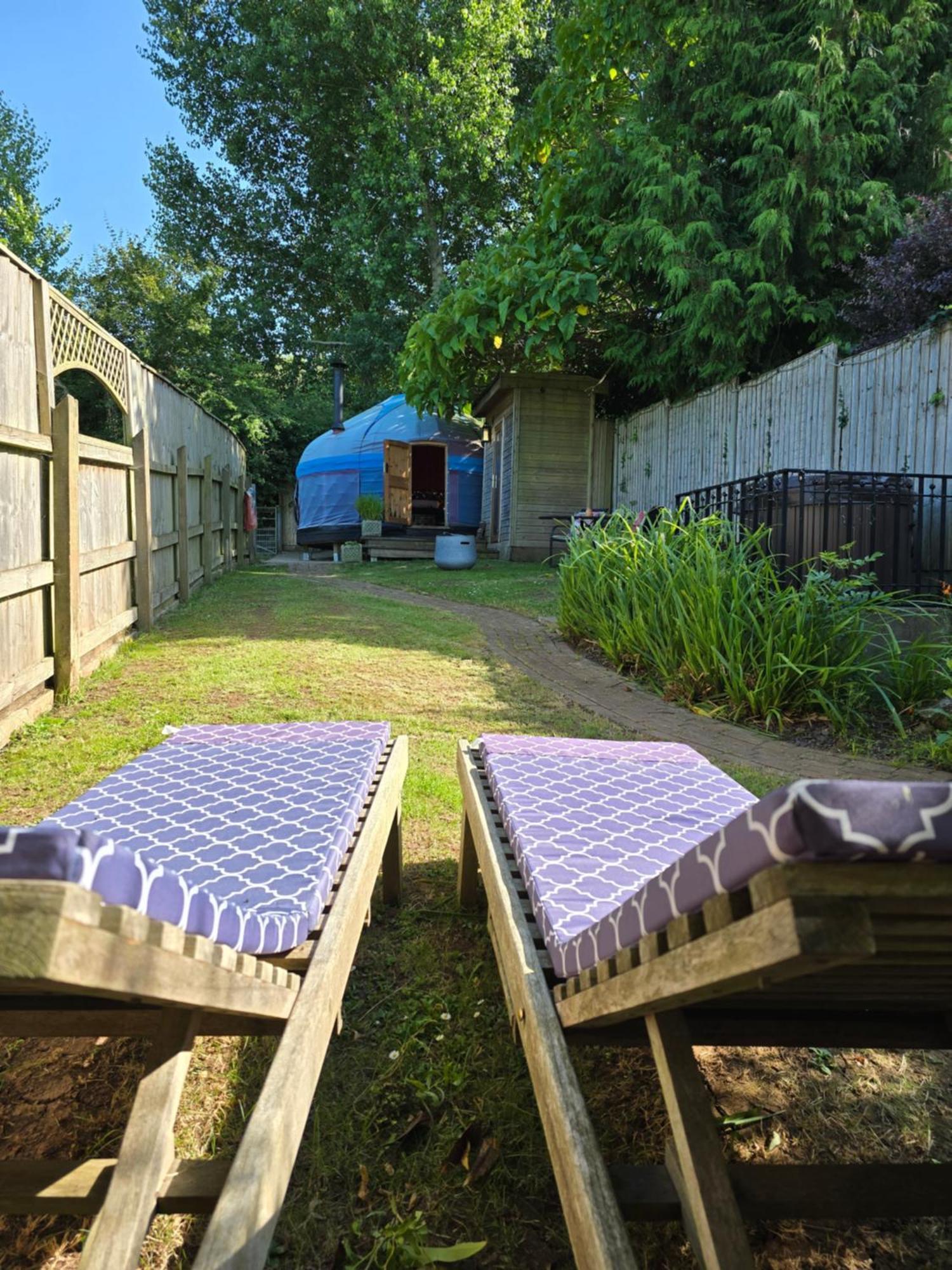 Orchard View Yurt & Hot Tub Somerset Уестън сюпър Меър Екстериор снимка
